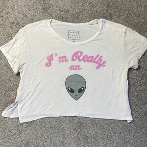 Alien Croptop Womens Size Medium